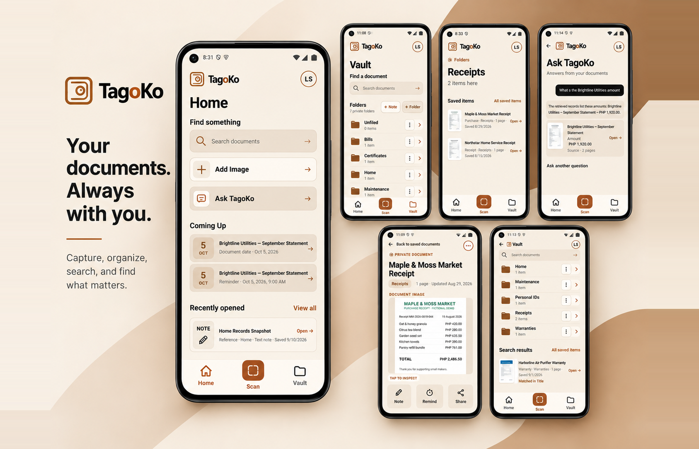 TagoKo mobile document vault